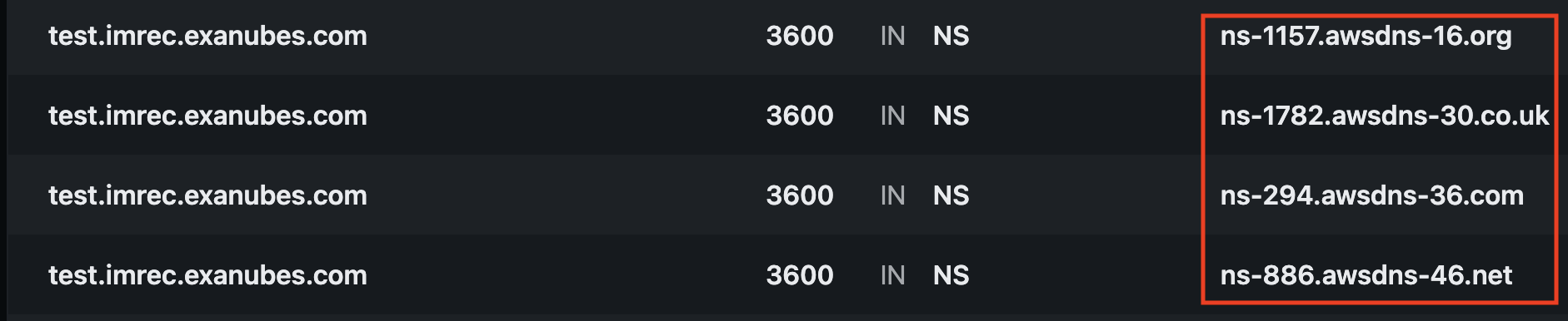 Apex Hosted Zone NS Record for Subdomain Hosted Zone